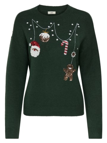 JDY Trui "Santa" groen