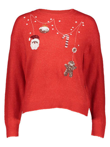 JDY Trui "Santa" rood