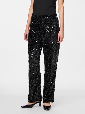 Pieces Marlenehose "Kam" in Schwarz