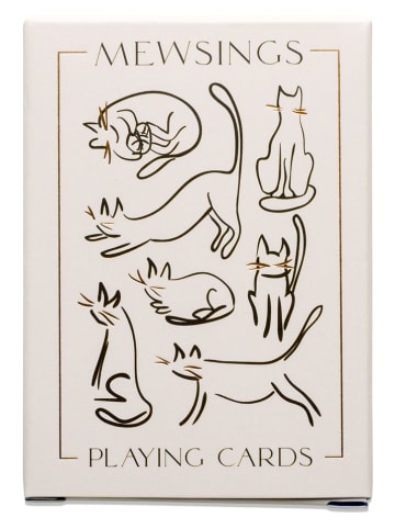 DESIGNWORKS INK ® Kaartspel "Cats" crème