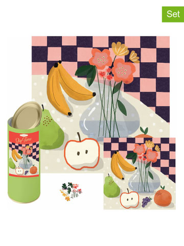 DESIGNWORKS INK ® 1000tlg. Puzzle-Set "Fruit & Florals" in Grün