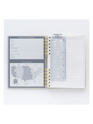 DESIGNWORKS INK ® Notizbuch "Standard Issue No.12" in Rosa - (L)21 x (B)15 cm