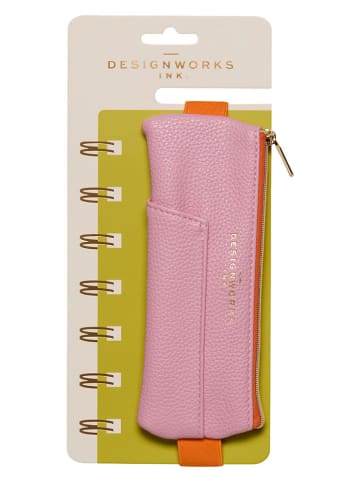 DESIGNWORKS INK ® Federmäppchen in Rosa/ Orange - (L)25,5 x (B)11,5 cm