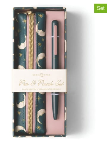 DESIGNWORKS INK ® 2-częściowy zestaw w kolorze granatowym