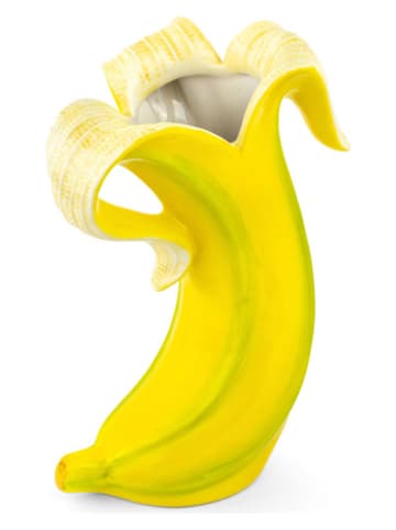 Donkey Vaas "Banana Romance" geel - (B)14,5 x (H)22 x (D)10,5 cm