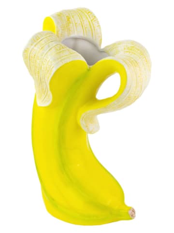 Donkey Vaas "Banana Romance" geel - (B)18 x (H)35 x (D)12 cm