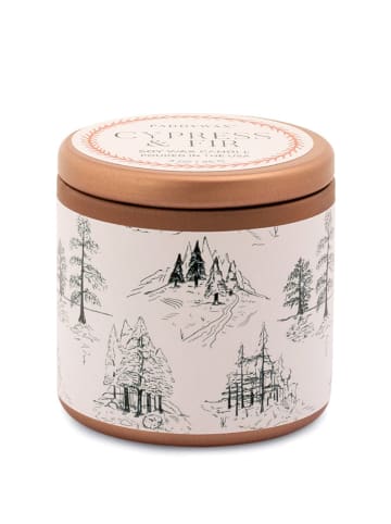 Paddywax Duftkerze "Cypress & Fir" in Weiß - 85 g