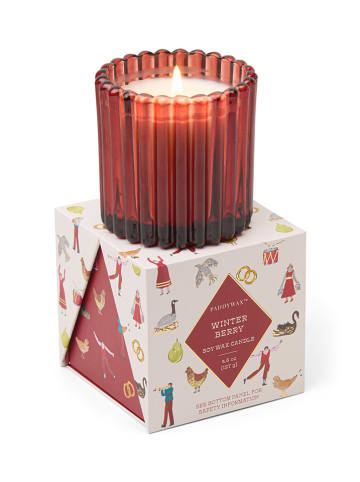 Paddywax Duftkerze "Winter Berry" in Rot - 127 g