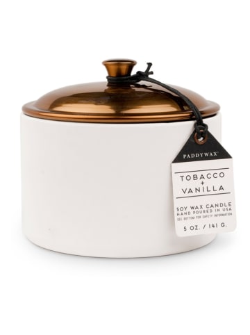 Paddywax Geurkaars "Hygge - Tobacco + Vanilla'' crème - 141 g
