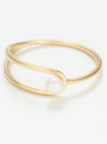 OR ÉCLAT Złoty pierścionek "Malee" z perłą