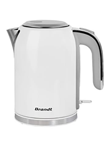 Brandt Waterkoker wit/zilverkleurig - 1,7 l