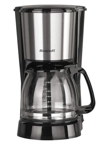 Brandt Filterkoffiezetapparaat zilverkleurig/zwart - 1,5 l