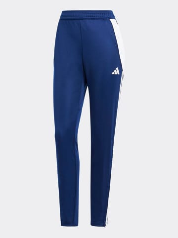 adidas Spodnie dresowe w kolorze granatowym