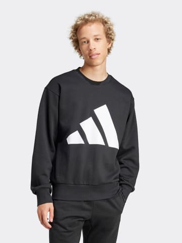 adidas Sweatshirt in Schwarz/ Weiß
