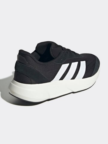 adidas Leder-Sportschuhe "Lightshift" in Schwarz/ Weiß