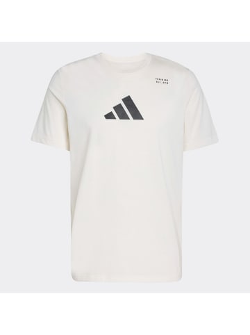 adidas Koszulka funkcyjna w kolorze białym