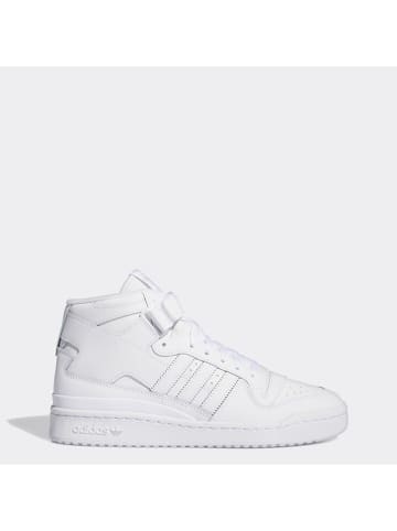 adidas Skórzane sneakersy "Forum MID" w kolorze białym