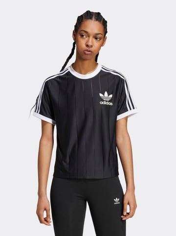 adidas Shirt zwart/wit