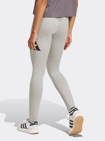 adidas Legginsy sportowe w kolorze szarym