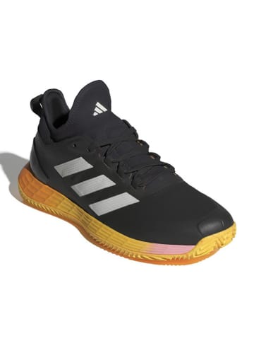 adidas Leder-Tennisschuhe "Adizero Ubersonic 4.1" in Schwarz