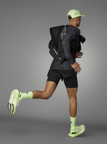 adidas 2-in-1 hardloopshorts zwart