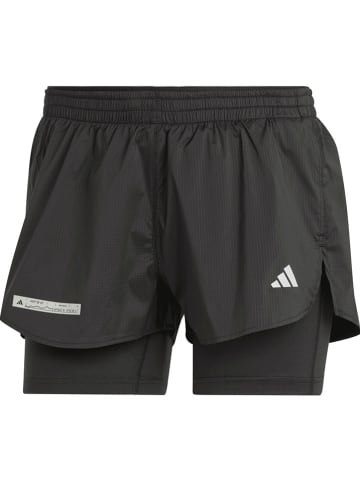 adidas Szorty 2w1 w kolorze czarnym do biegania