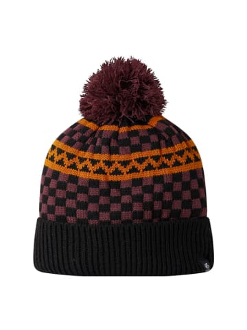 Dare 2b Czapka "Pom" w kolorze czarno-czerwono-pomarańczowym