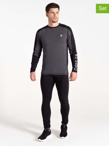 Dare 2b 2-częściowy zestaw funkcyjny "Exchange IV" w kolorze szaro-czarnym