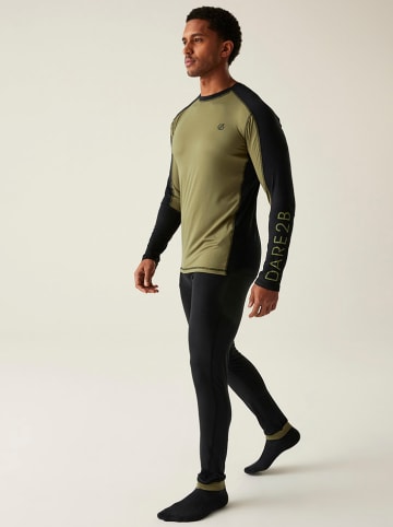 Dare 2b 2-delige functionele ondergoedset "Exchange IV" olijfgroen/zwart