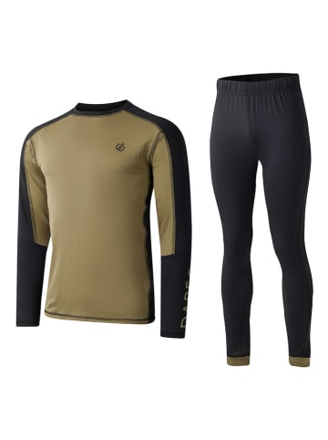 Dare 2b 2tlg. Funktionswäsche-Set "Exchange IV" in Oliv/ Schwarz