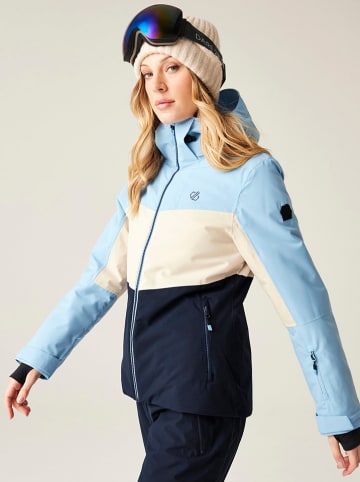 Dare 2b Ski-/ Snowboardjacke "Iced" in Dunkelblau/ Hellblau/ Creme