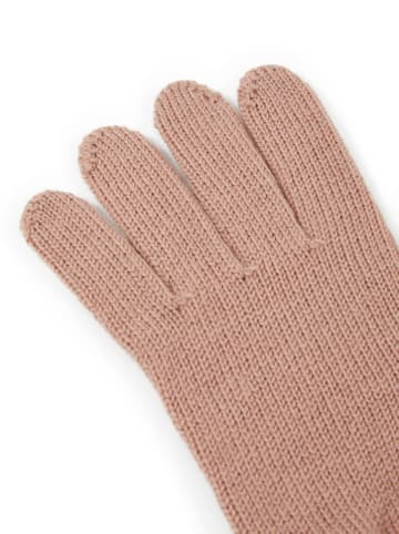 Lanerossi Wełniane rękawiczki "Asia" w kolorze jasnoróżowym - 22 x 7 cm