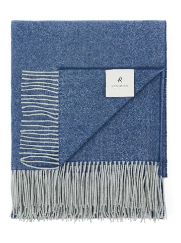 Lanerossi Wolldecke ''Cassiopea'' in Blau - (L)180 x (B)130 cm