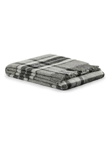 Lanerossi Wełniany koc "Helsinki" w kolorze szarym - 170 x 130 cm