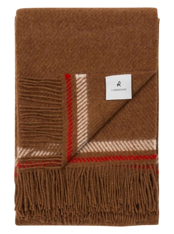 Lanerossi Wolldecke ''Shanti'' in Hellbraun - (L)180 x (B)130 cm