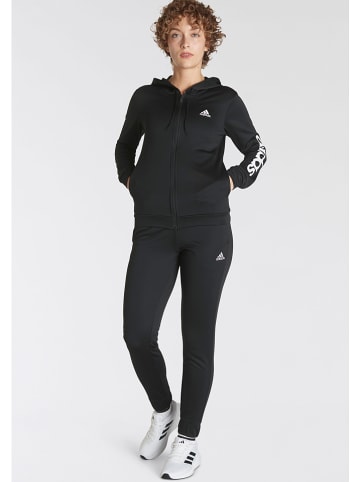 adidas 2tlg. Trainingsanzug in Schwarz