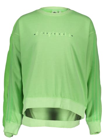 adidas Sweatshirt in Grün