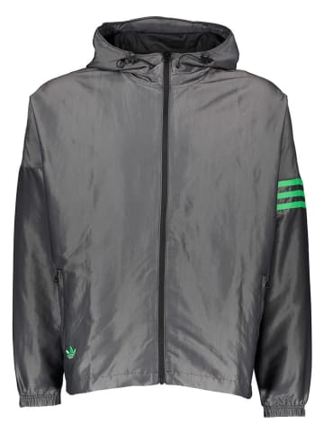 adidas Kurtka przeciwwiatrowa w kolorze szarym