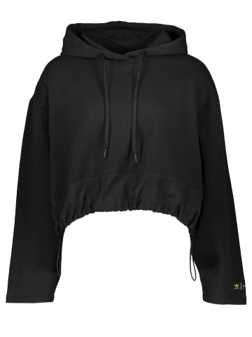 adidas Hoodie "Cropped" in Schwarz