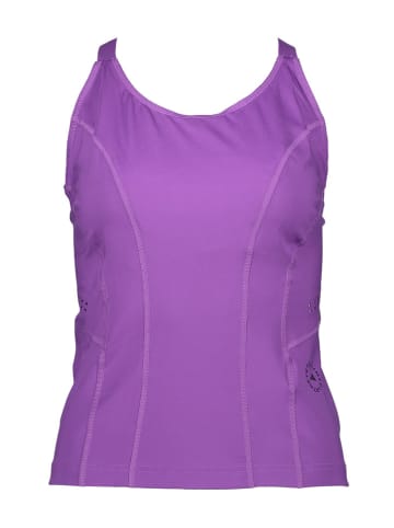 adidas Top sportowy w kolorze fioletowym