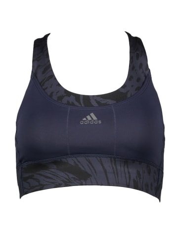 adidas Biustonosz sportowy "Run" w kolorze czarnym