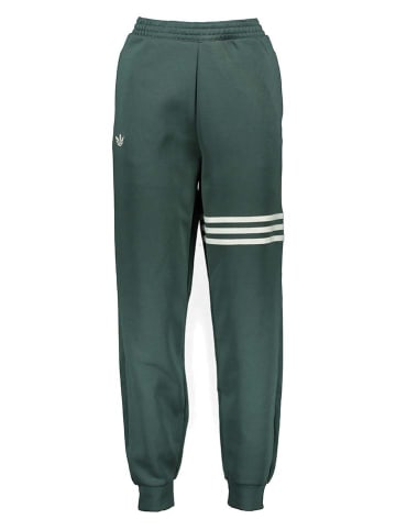 adidas Spodnie dresowe w kolorze zielonym