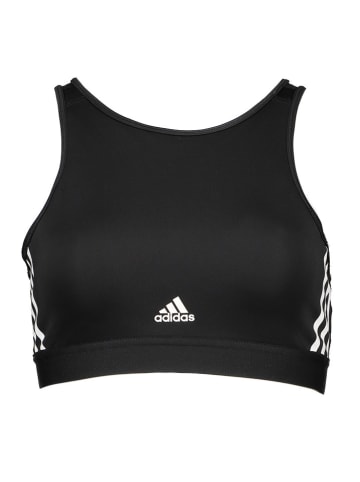 adidas Biustonosz sportowy "LS" w kolorze czarnym