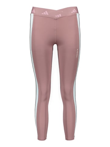 adidas Legginsy sportowe "TRN" w kolorze jasnoróżowym