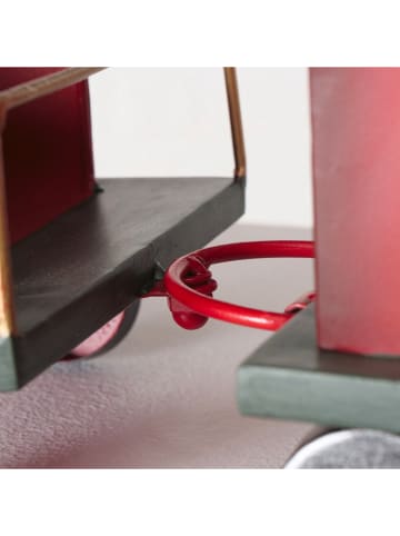 Boltze Figurka dekoracyjna "Senator" w kolorze czerwonym - wys. 21 cm