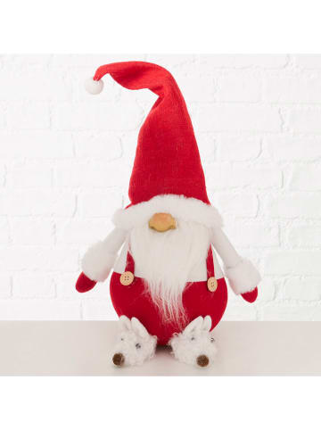 Boltze Decofiguur "Snugly" rood/wit - (H)50 cm
