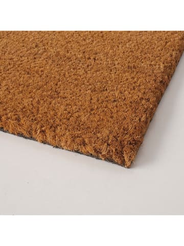 Boltze Kokos-Fußmatte "Rudolphy" in Hellbraun - (L)60 x (B)40 cm