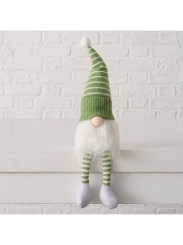 Boltze Randzitter "Kuno" wit/groen - (H)42 cm