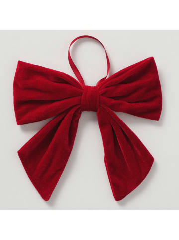 Boltze Decohanger "Bowy" donkerrood - (H)25 cm