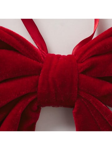 Boltze Zawieszka dekoracyjna "Bowy" w kolorze ciemnoczerwonym - wys. 25 cm